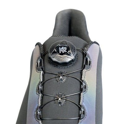 KR Strikeforce TPC Hype - Unisex Performance Bowling Shoes (Black / Iridescent - Freelock Dial Lace System)