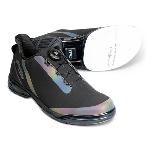 KR Strikeforce TPC Hype - Unisex Performance Bowling Shoes (Black / Iridescent)