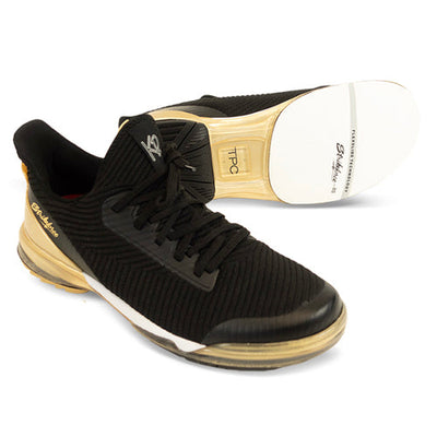 KR Strikeforce TPC Alpha - Unisex Performance Bowling Shoes (Black / Gold)