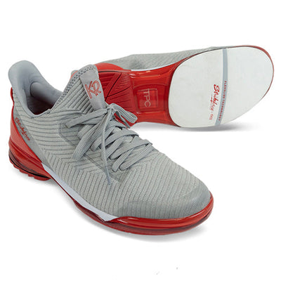 KR Strikeforce TPC Alpha - Unisex Performance Bowling Shoes (Grey / Red)