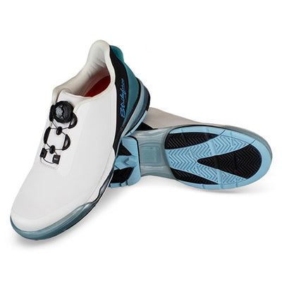 KR Strikeforce TPC Hype - Unisex Performance Bowling Shoes (White / Black / Sky)