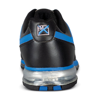 KR Strikeforce TPU Revival - Men's Performance Bowling Shoes (Black / Royal - Heel)