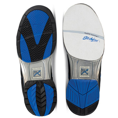 KR Strikeforce TPU Revival - Men's Performance Bowling Shoes (Black / Royal - Soles)