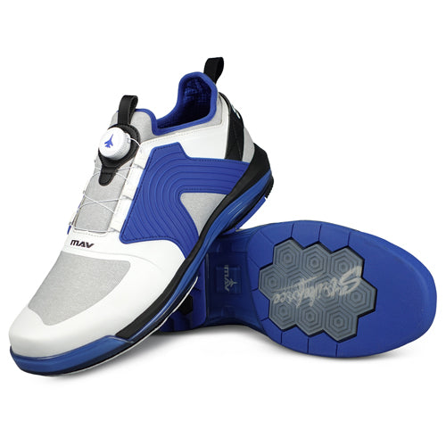 KR Strikeforce Maverick FT - Men's Performance Bowling Shoes (White / Blue / Black)
