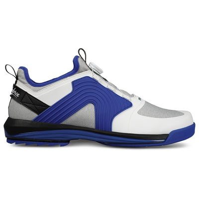 KR Strikeforce Maverick FT - Men's Performance Bowling Shoes (White / Blue / Black - Side)