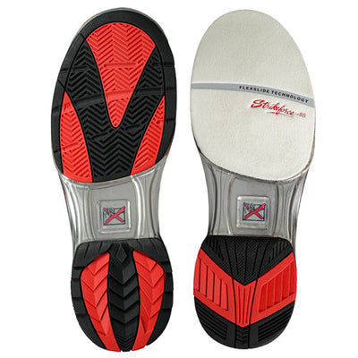 KR Strikeforce TPU Revival - Men's Performance Bowling Shoes (Black / Red - Soles)