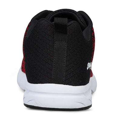 KR Strikeforce Aviator - Men's Athletic Bowling Shoes (Black / Red - Heel)