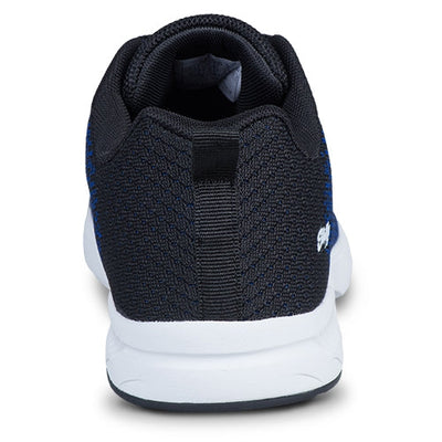 KR Strikeforce Aviator - Men's Athletic Bowling Shoes (Black / Blue - Heel)