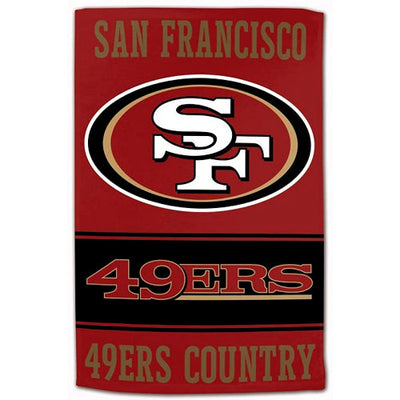 Master NFL Licensed Cotton Bowling Towel - San Francisco 49ers