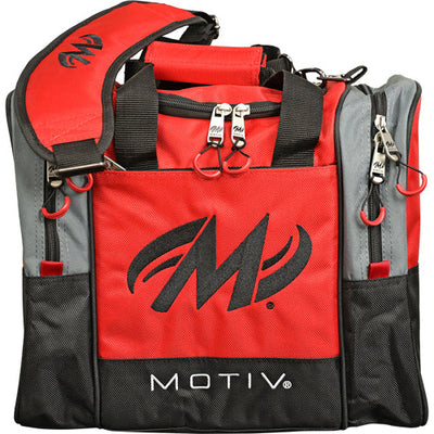 Motiv Shock - 1 Ball Tote Bowling Bag (Fire Red)