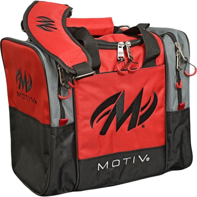 Motiv Shock - 1 Ball Tote Bowling Bag (Fire Red)