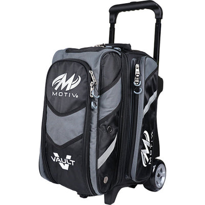 Motiv Vault Double - 2 Ball Roller Bowling Bag (Covert Black)