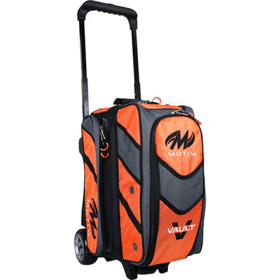 Motiv Vault Double - 2 Ball Roller Bowling Bag (Tangerine)
