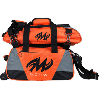Motiv Ballistix - ﻿Add-On Bowling Shoe Bag (Tangerine - on 2 Ball Tote Roller)