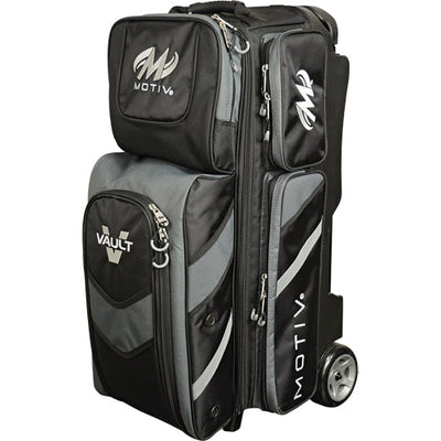 Motiv Vault Triple - 3 Ball Roller Bowling Bag (Covert Black)