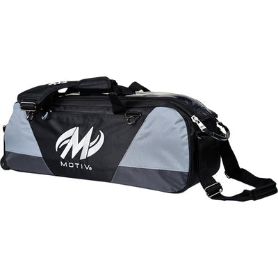 Motiv Ballistix - ﻿3 Ball Tote Roller Bowling Bag (Covert Black)
