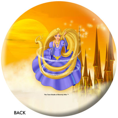 On the Ball Rapunzel - Novelty Bowling Ball (Back)