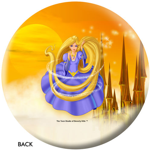 On the Ball Rapunzel - Novelty Bowling Ball (Front)