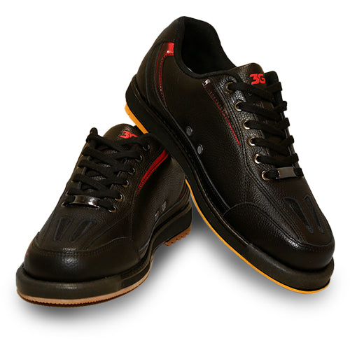 3G Racer - Men's Performance Bowling Shoes (Black / Red - Side)