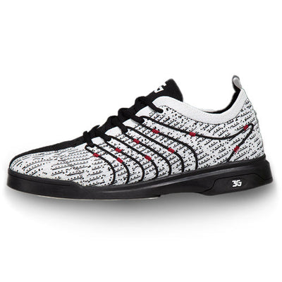 3G Ascent II - Men's Advanced Bowling Shoes (White / Black - Side)