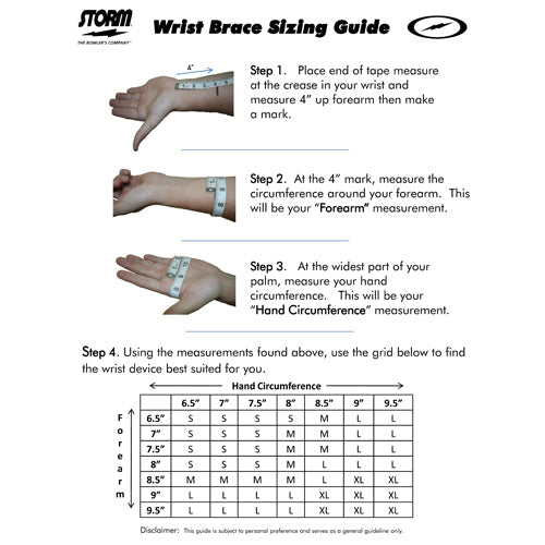 Storm C1 - Bowling Wrist Positioner