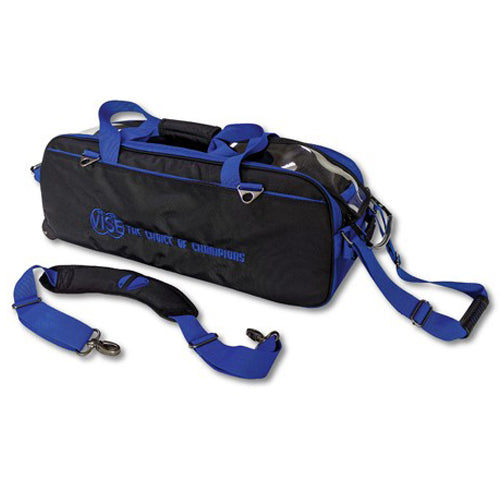 VISE Clear Top <br>3 Ball Tote Roller <br>Black / Multi-Color